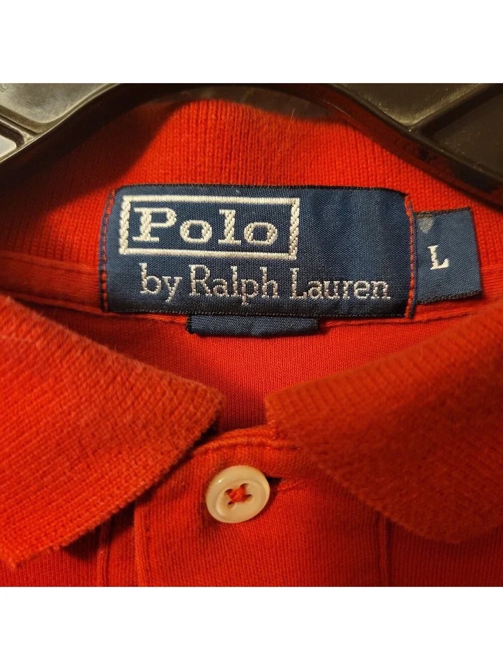 Men's Polo Ralph Lauren Orange rust Sz L large Very soft